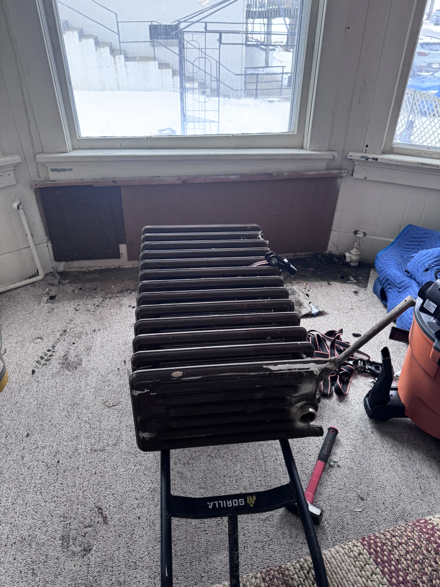 After photo of a job site cleanup